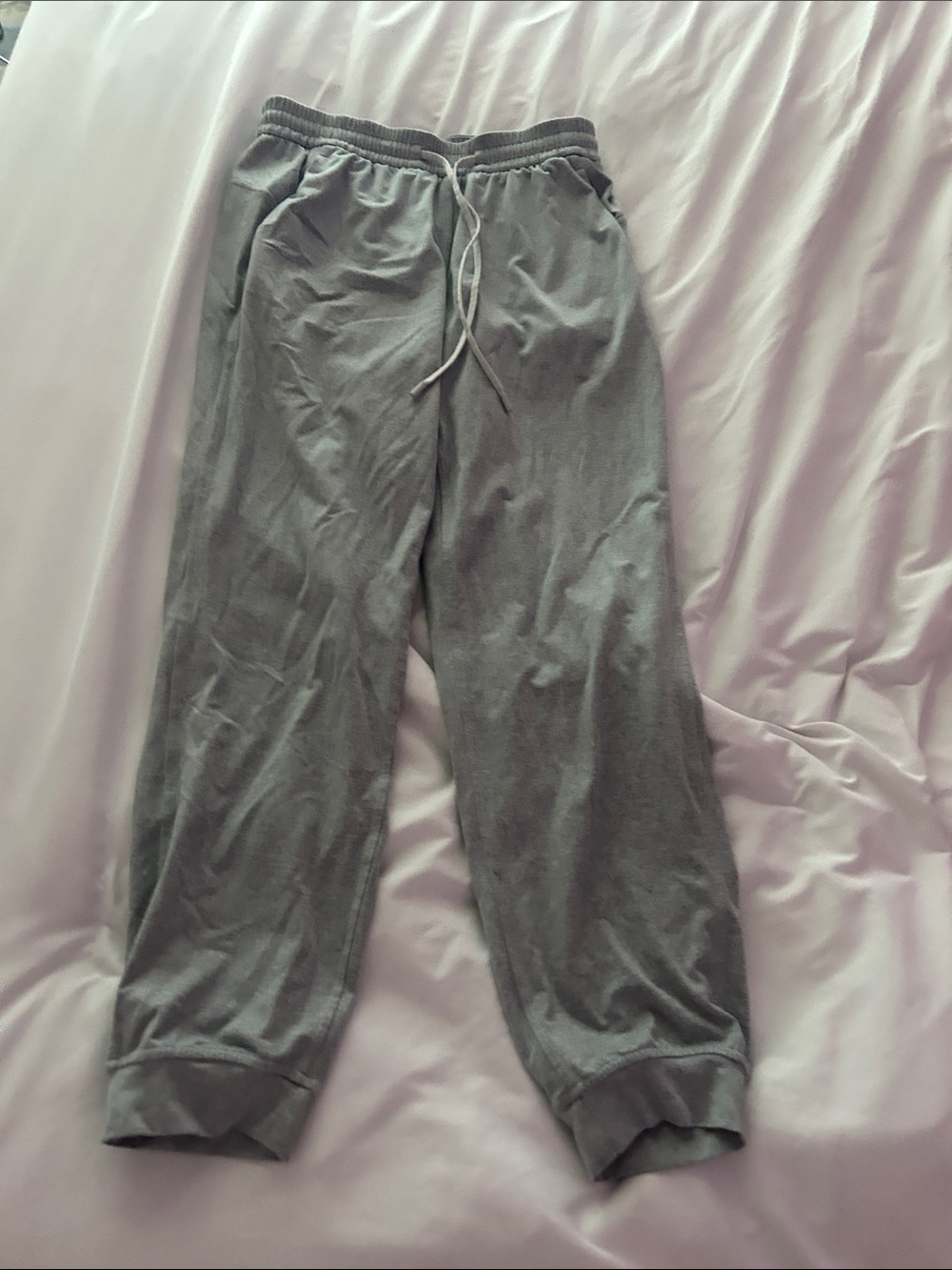 lululemon athletica Gray Drawstring Jogger Sweatpants